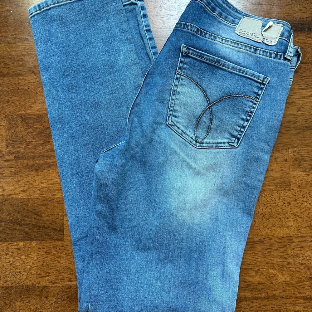 Calvin Klein Distressed Skinny Jeans 30 (with stretch)